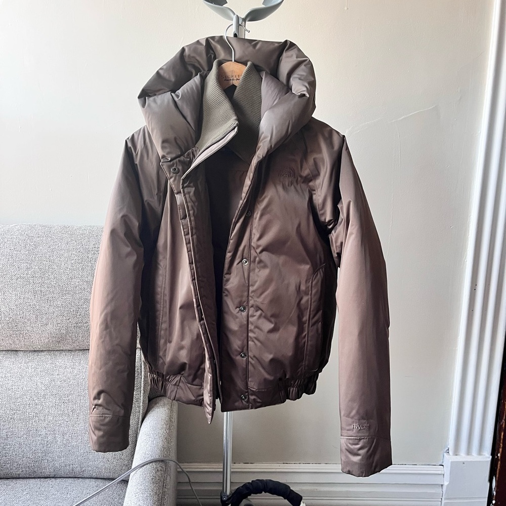North face Hyvent coat Beautiful Brown cooper color